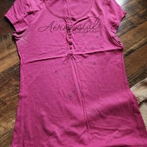Aeropostale Fuchsia California Tee